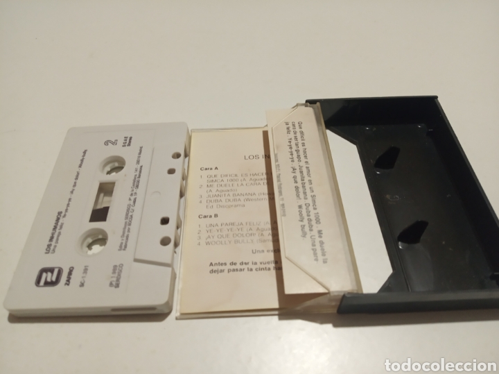 Casetes antiguos: Los inhumanos cinta cassette 1989 - Foto 3