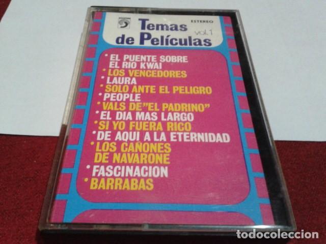 Casetes antiguos: CASETE CINTA ( TEMAS DE PEL&Iacute;CULAS VOL 1 ) 1973 DISCOPHON