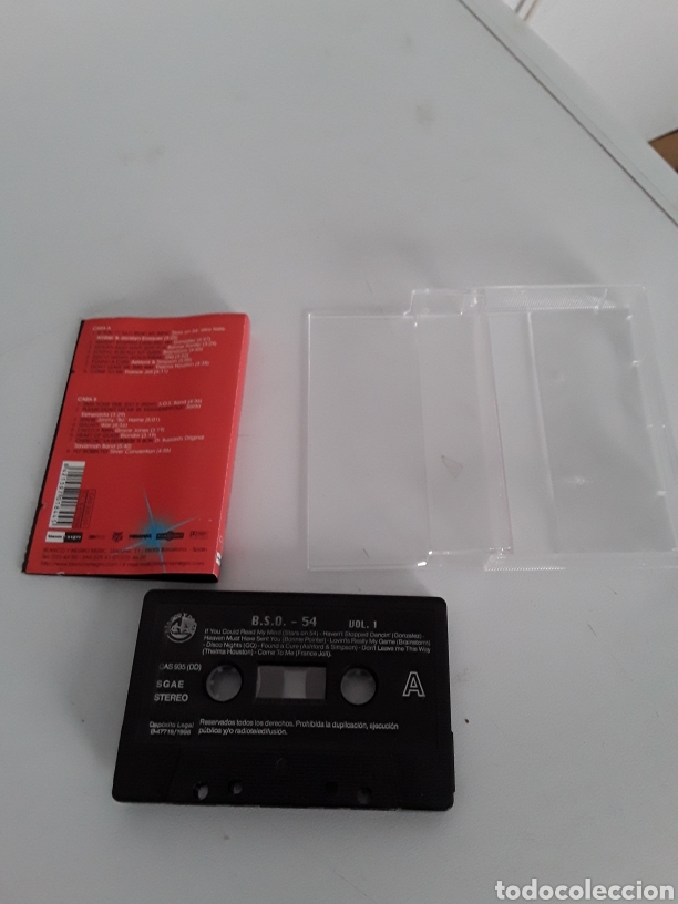 Casetes antiguos: B.S.O Studio 54 Volumen 1 Cassette - Foto 2