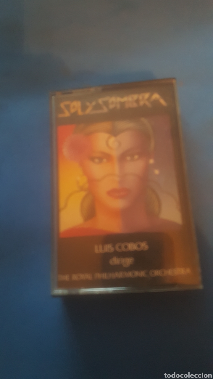 Casetes antiguos: Cinta original luis cobos sol y sombra - Foto 1