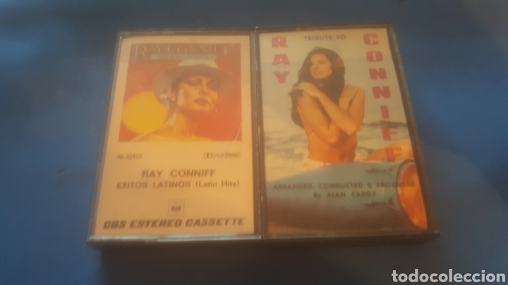 Casetes antiguos: Lote de dos cintas originales de ray conniff - Foto 1