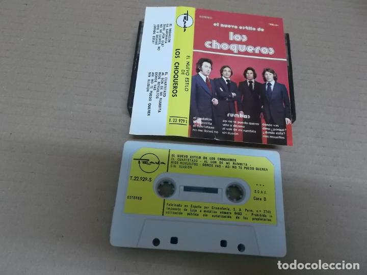 Casetes antiguos: LOS CHOQUEROS (CASETTE) EL NUEVO ESTILO A&Ntilde;O &ndash; 1976 - Foto 1