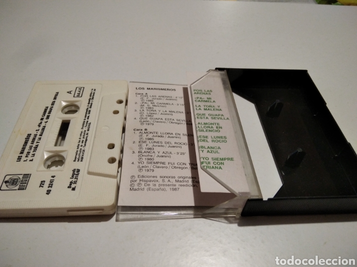 Casetes antiguos: Cinta caset los marisme&ntilde;os - Foto 3