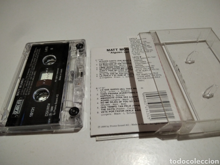 Casetes antiguos: Matt Monro cinta caset - Foto 3