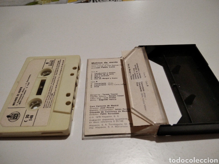 Casetes antiguos: Cinta caset Pablo Luna - Foto 3
