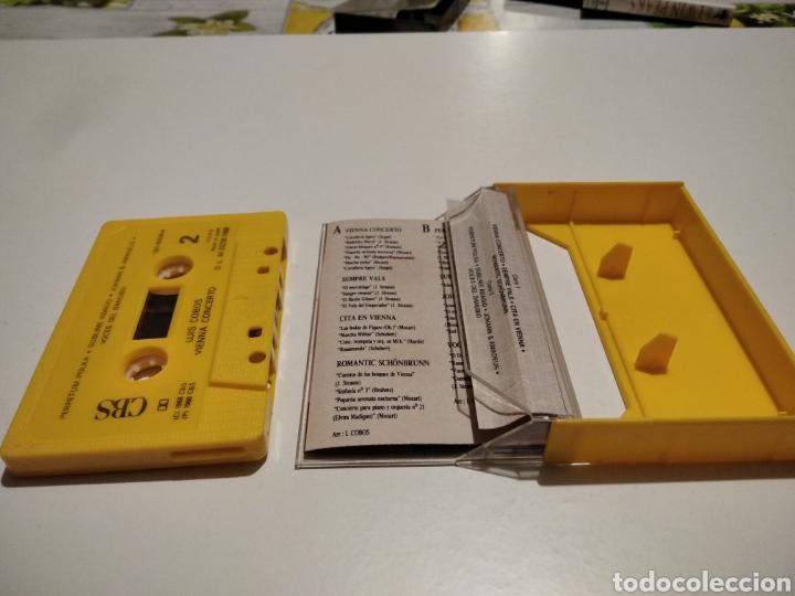 Casetes antiguos: Luis Cobos cinta caset vienna concerto - Foto 3
