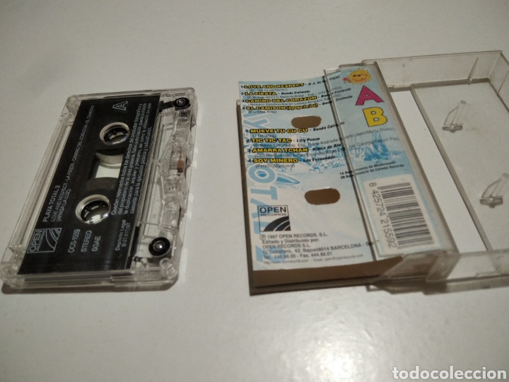 Casetes antiguos: Cinta caset Playa total - Foto 3