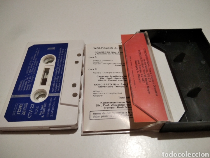 Casetes antiguos: Cinta caset Mozart colecci&oacute;n RTVE - Foto 3