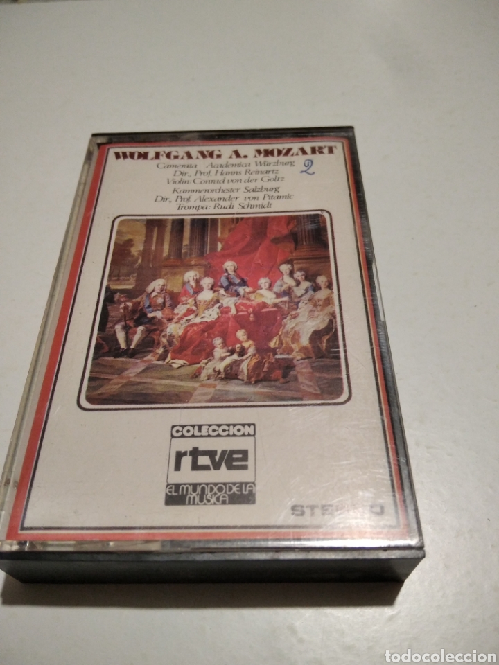 Casetes antiguos: Cinta caset Mozart colecci&oacute;n RTVE - Foto 1