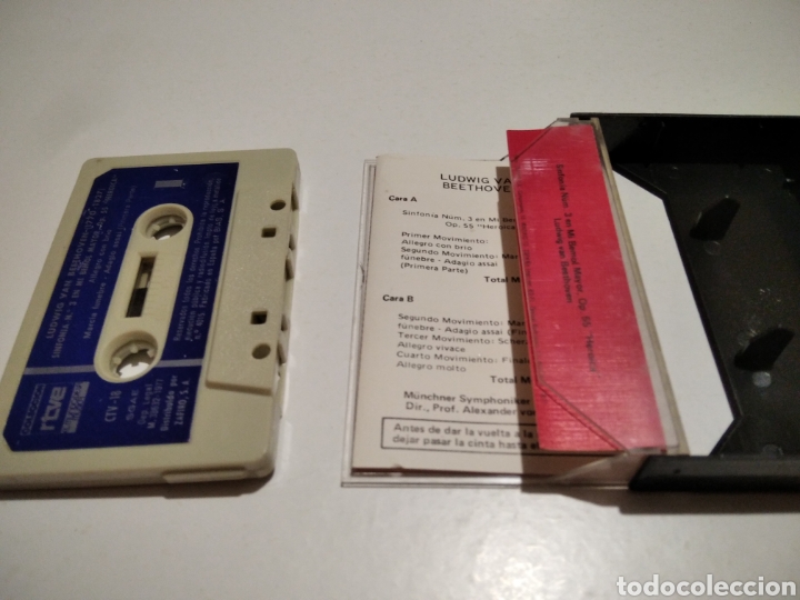 Casetes antiguos: Beethoven cinta caset colecci&oacute;n RTVE - Foto 3