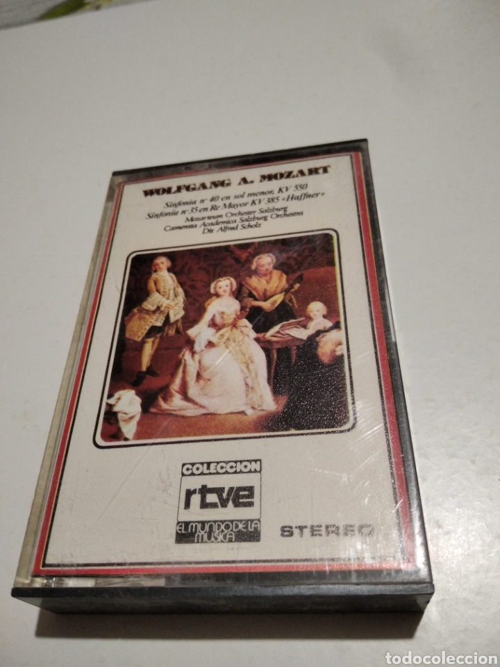 Casetes antiguos: Mozart cinta caset colecci&oacute;n RTVE - Foto 1