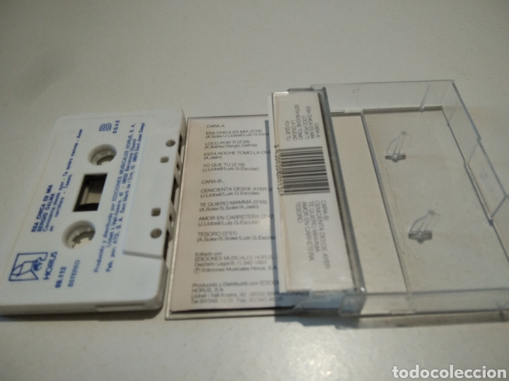 Casetes antiguos: Cinta caset Sergio Dalma - Foto 3