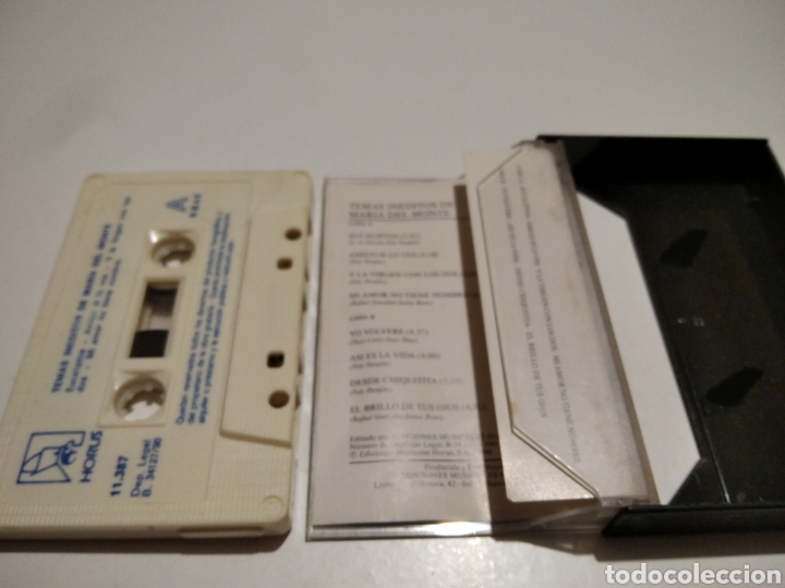 Casetes antiguos: Cinta caset Mar&iacute;a del Monte - Foto 3