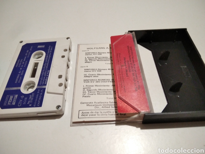 Casetes antiguos: Cinta caset Mozart - Foto 3
