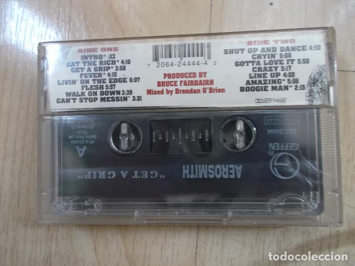 Casetes antiguos: AEROSMITH,GET A GRIP, ED ESPA&Ntilde;OLA, 1993 - Foto 2