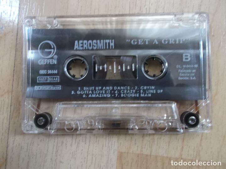 Casetes antiguos: AEROSMITH,GET A GRIP, ED ESPA&Ntilde;OLA, 1993 - Foto 5