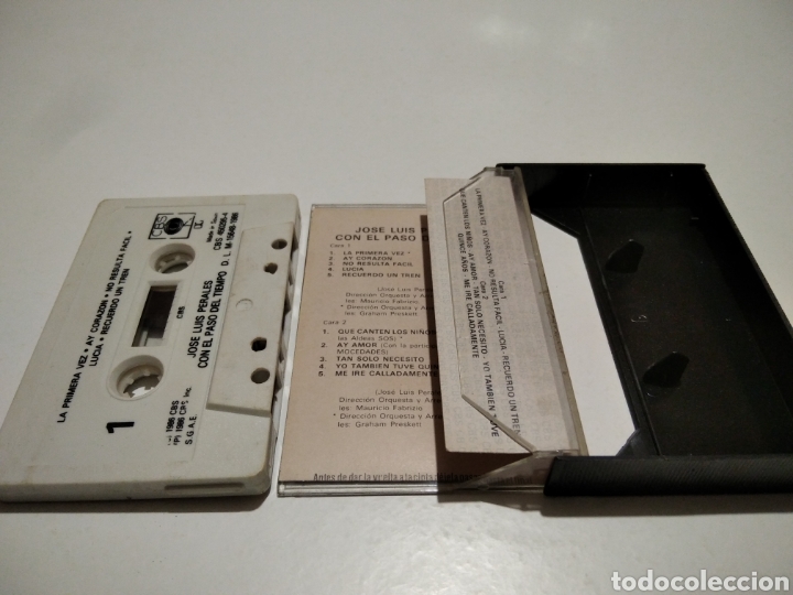 Casetes antiguos: Cinta caset Jose Luis Perales - Foto 3