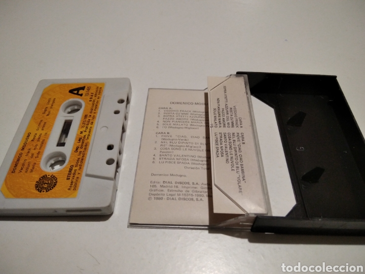 Casetes antiguos: Domenico Modugno cinta caset - Foto 3
