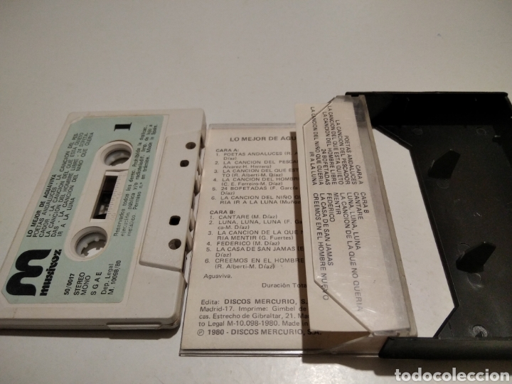 Casetes antiguos: Aguaviva cinta caset - Foto 3