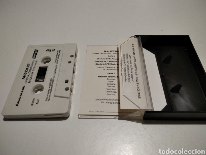 Casetes antiguos: Mozart cinta caset - Foto 3