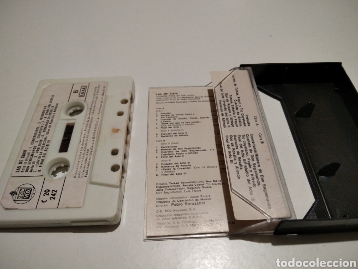 Casetes antiguos: Las de Ca&iacute;n cinta caset Pablo Soroz&aacute;bal - Foto 3