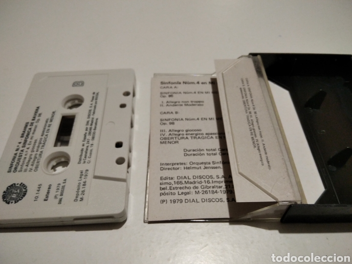Casetes antiguos: Brahms cinta caset - Foto 3