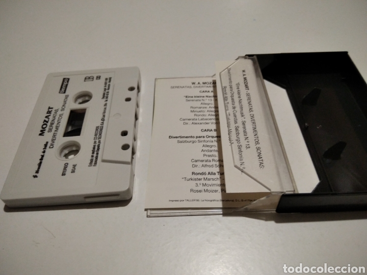 Casetes antiguos: Mozart cinta caset - Foto 3