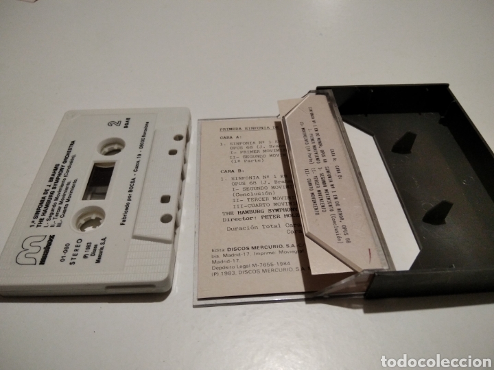 Casetes antiguos: Brahms cinta caset - Foto 1
