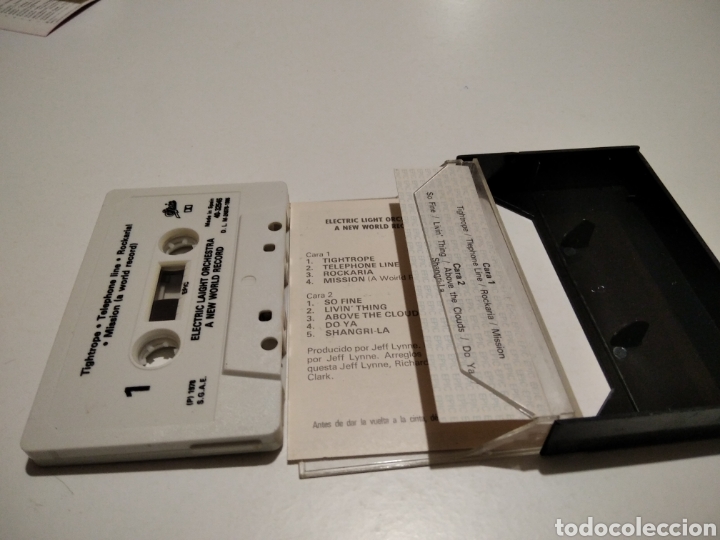 Casetes antiguos: Cinta caset electric light Orchestra - Foto 3