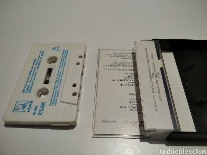 Casetes antiguos: Mar&iacute;a del Monte cinta caset - Foto 3