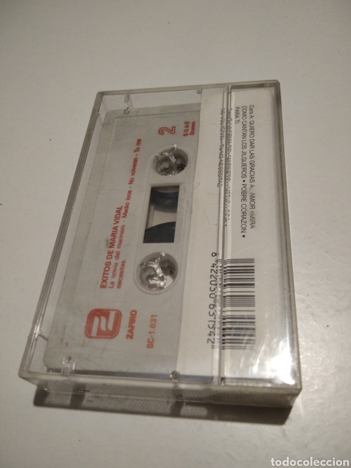 Casetes antiguos: Mar&iacute;a Vidal cinta caset - Foto 2