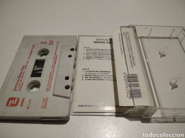 Casetes antiguos: Mar&iacute;a Vidal cinta caset - Foto 3