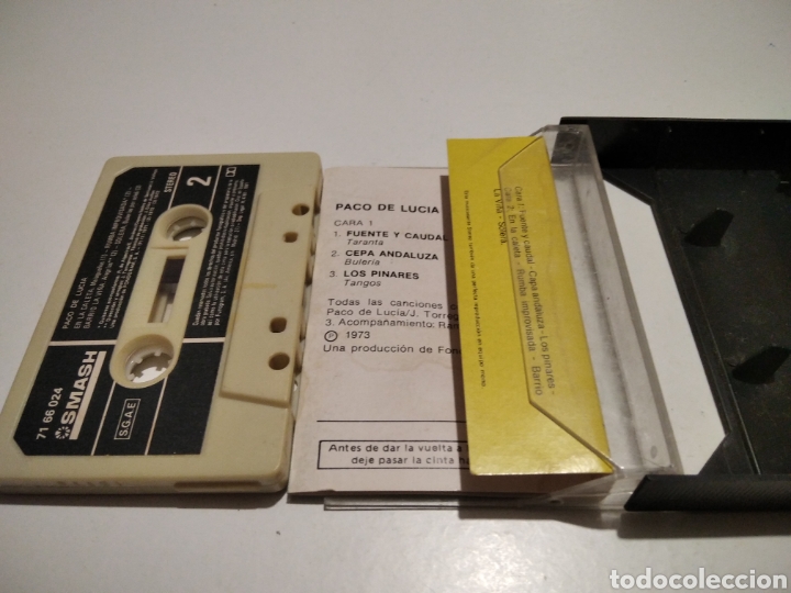 Casetes antiguos: Paco de Luc&iacute;a cinta caset - Foto 3