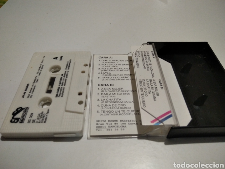 Casetes antiguos: Julio Madrid cinta caset - Foto 3