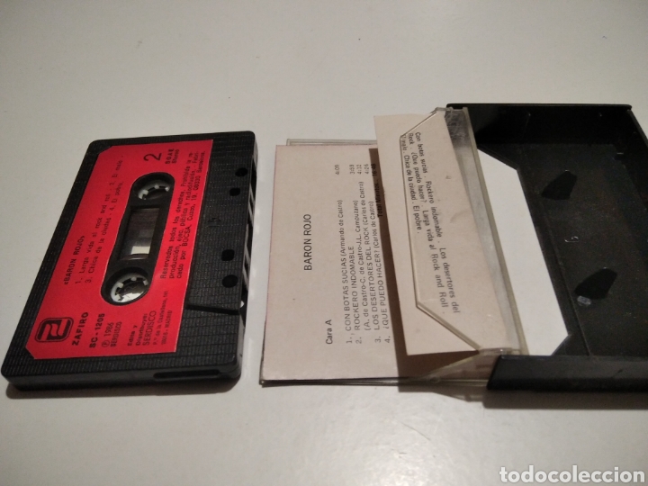 Casetes antiguos: Baron Rojo cinta caset - Foto 3