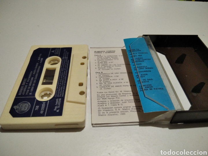 Casetes antiguos: Alberto Cortez cinta caset - Foto 3