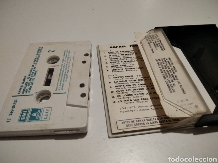 Casetes antiguos: Rafael Farina cinta caset - Foto 3
