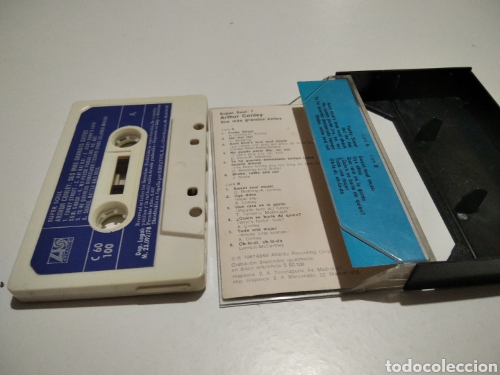 Casetes antiguos: Arthur Conley cinta caset - Foto 3