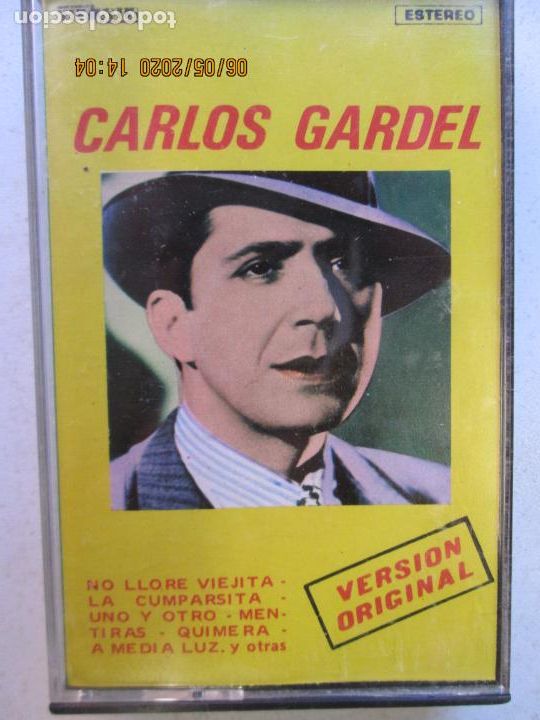 Casetes antiguos: CARLOS GARDEL - EMI 1981 - CASSETTE. - Foto 1