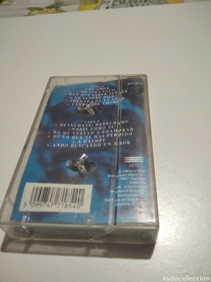 Casetes antiguos: Cinta caset az&uacute;car Moreno el amor - Foto 2