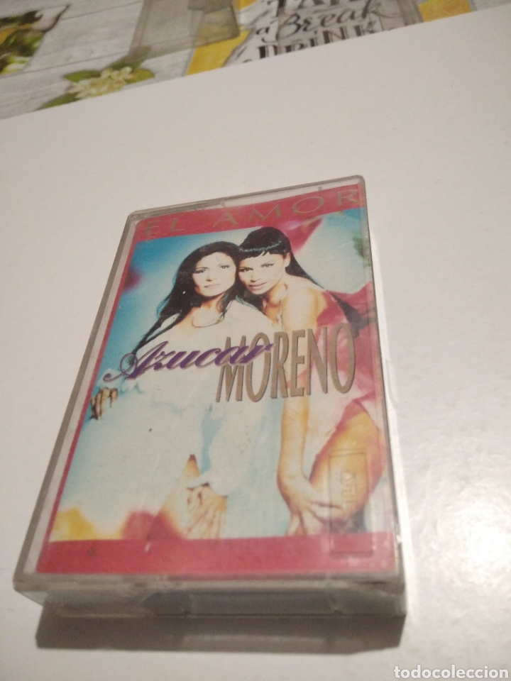 Casetes antiguos: Cinta caset az&uacute;car Moreno el amor - Foto 1