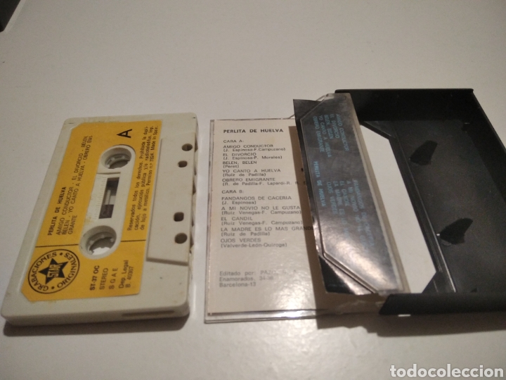 Casetes antiguos: Cinta caset Perlita de Huelva - Foto 3