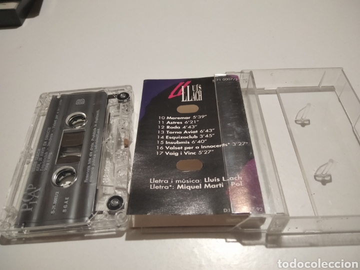 Casetes antiguos: Cinta caset Llu&iacute;s Llach - Foto 2