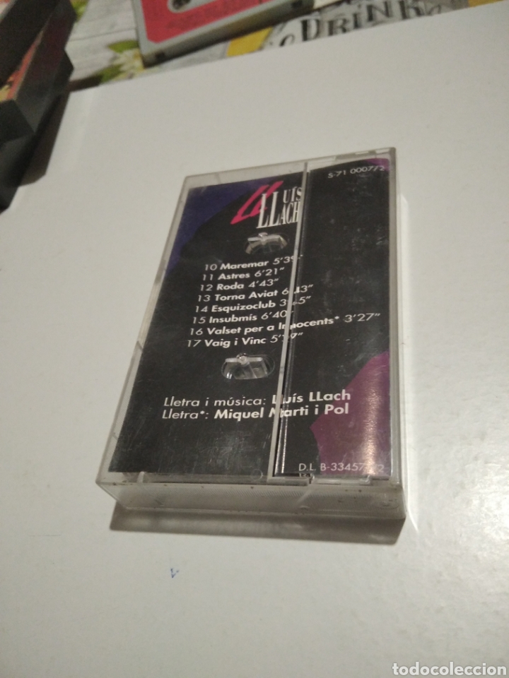Casetes antiguos: Cinta caset Llu&iacute;s Llach - Foto 1