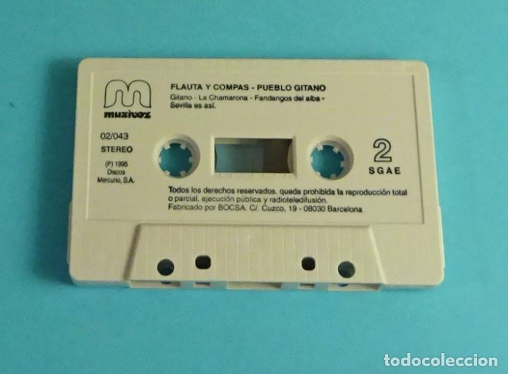 Casetes antiguos: FLAUTA Y COMPAS. PUEBLO GITANO - Foto 2