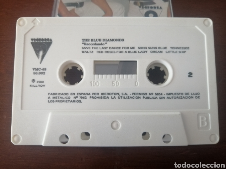 Casetes antiguos: K7 THE BLUE DIAMONDS RECORDANDO 1983 - Foto 4