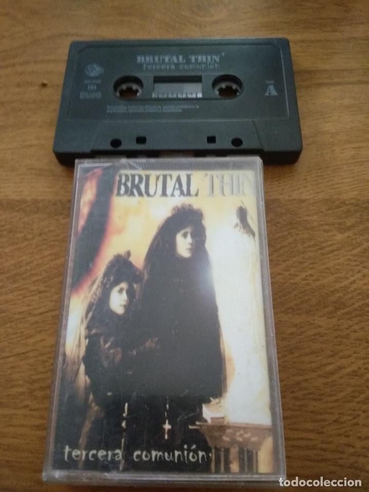 Casetes antiguos: BRUTAL THIN / TERCERA COMUNION rock - Foto 1