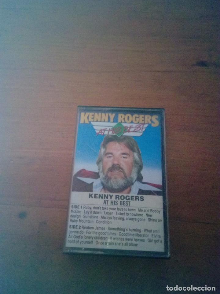 Casetes antiguos: KENNY ROGERS AT HIS BEST. C19F - Foto 1