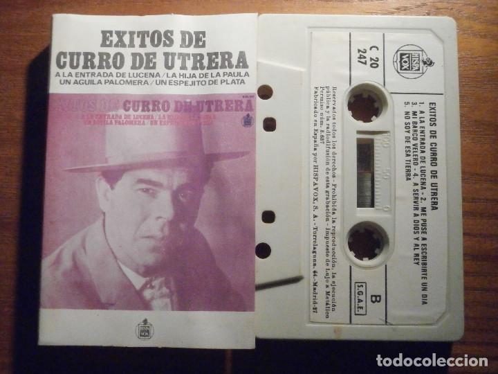 Casetes antiguos: Cinta de Cassette - CURRO DE UTRERA - EXITOS - HISPAVOX 1979 - Foto 1