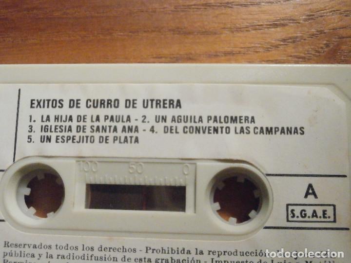 Casetes antiguos: Cinta de Cassette - CURRO DE UTRERA - EXITOS - HISPAVOX 1979 - Foto 2